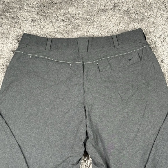 Nike‎ Golf Pants Mens 32x32 Dark Gray Dri Fit Performance Tech Chino - Picture 7 of 14
